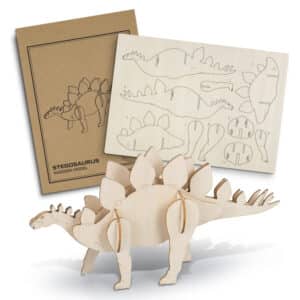 Branded Promotional BRANDCRAFT Stegosaurus Wooden Model