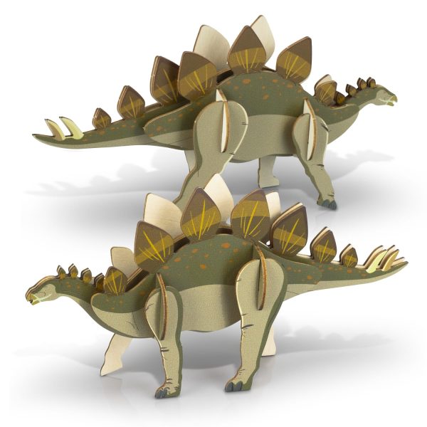 BRANDCRAFT Stegosaurus Wooden Model - Image 6