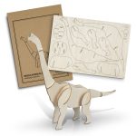 Branded Promotional BRANDCRAFT Brachiosaurus Wooden Model