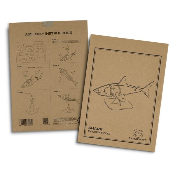 BRANDCRAFT Shark Wooden Model - Image 4