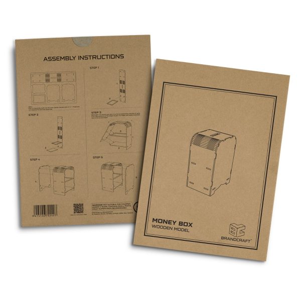BRANDCRAFT Money Box Wooden Model - Image 4