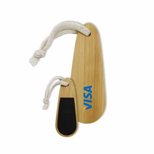 Branded Promotional Bamboo Paddle Nail File