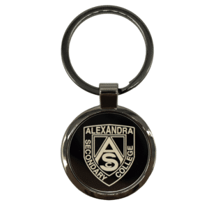 Branded Promotional Anello Gunmetal Keychain