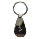 Branded Promotional Apri Gunmetal Keychain