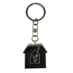 Branded Promotional Casa Gunmetal Keychain