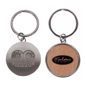 Branded Promotional Axil Round Keychain