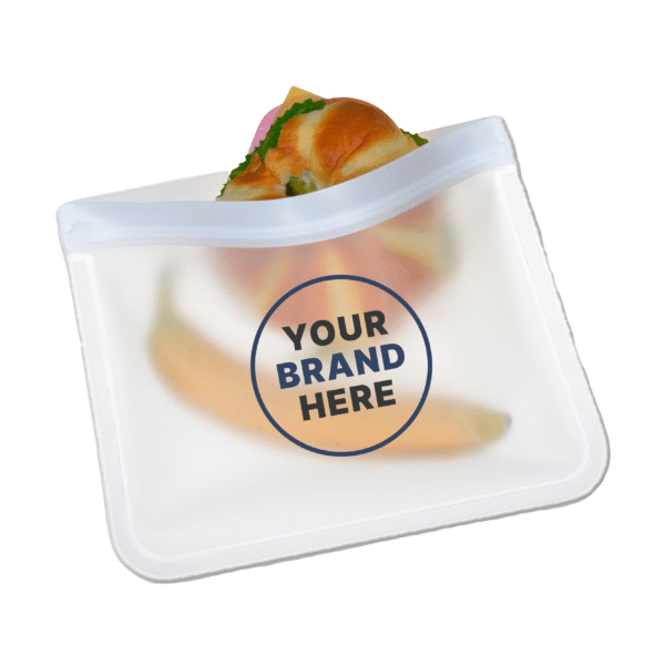 Branded Promotional Peva Reusable Food Storage Bag (26 Cm X 20Cm)