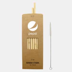 Branded Promotional Sipco Bamboo Straws