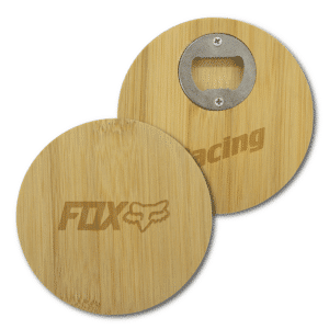 Branded Promotional Round Bamboo Coaster