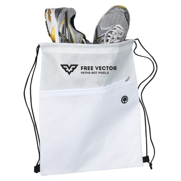Waves Drawstring Bag - Image 8