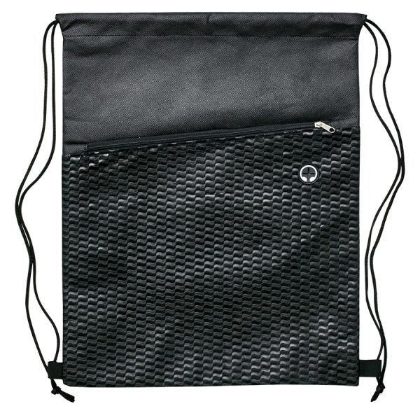 Waves Drawstring Bag - Image 9