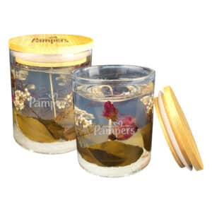 Branded Promotional Floral Candle