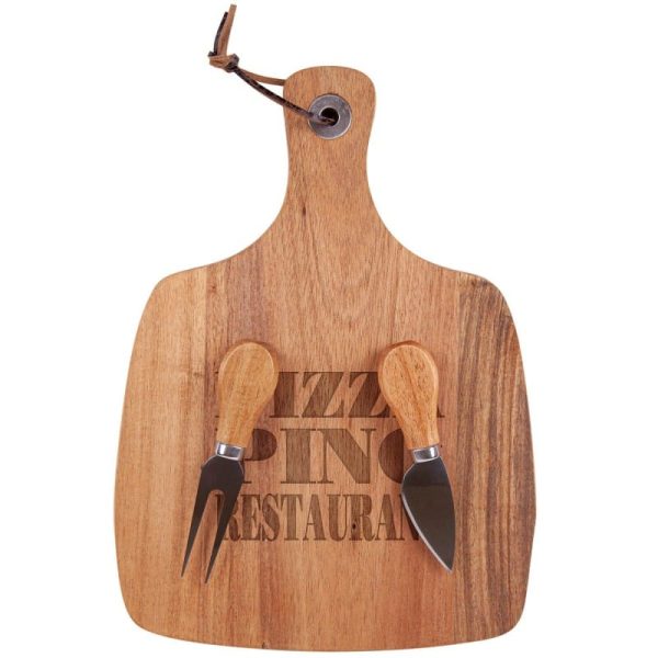 Acacia Cheeseboard & Knife Set - Image 8
