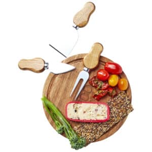 Branded Promotional Cawdor Mini Cheese Board & Knife Set