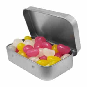 Branded Promotional Jelly Bean In Tin 50g