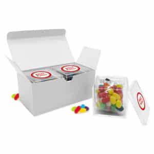 Branded Promotional Jelly Bean 2 Cubes In Gift Pack