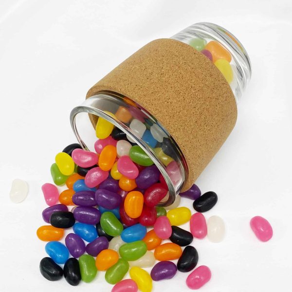 Jelly Bean In Cork Band Glass Coffee Cup - Image 18