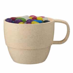 Branded Promotional Jelly Bean In Vetto Wheat Straw Cup