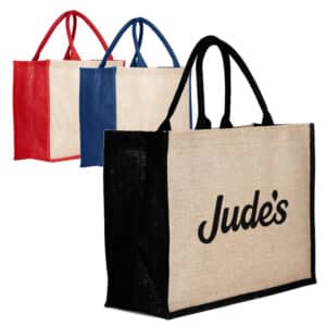 Branded Promotional Jute Bag Coloured