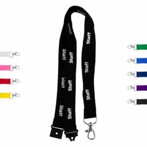Branded Promotional Bamboo Lanyard 20mm