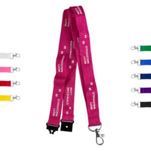 Branded Promotional Cotton Lanyard 20mm