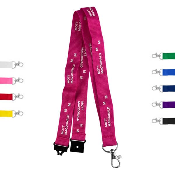 Branded Promotional Cotton Lanyard 20Mm