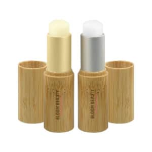 Branded Promotional Bamboo Lip Balm Stick