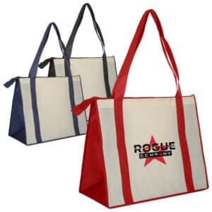 Branded Promotional Non Woven Large Zipped Shopping Bag