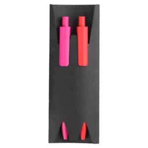Branded Promotional Double Paper Pen Sleeve