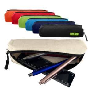 Branded Promotional Canvas Tube Pencil Case