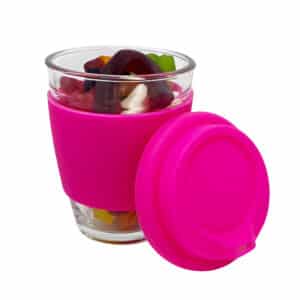 Branded Promotional Jelly Party Mix In Carlo Glass Coffee Cup