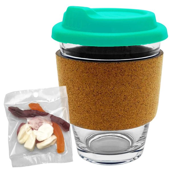 Jelly Party Mix In Cork Band Glass Coffee Cup - Image 10