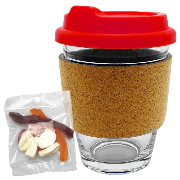 Jelly Party Mix In Cork Band Glass Coffee Cup - Image 4