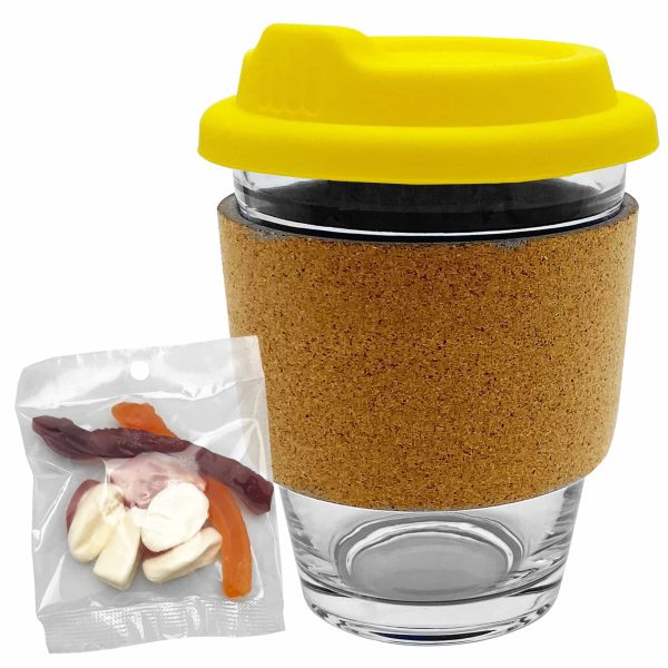 Jelly Party Mix In Cork Band Glass Coffee Cup - Image 5