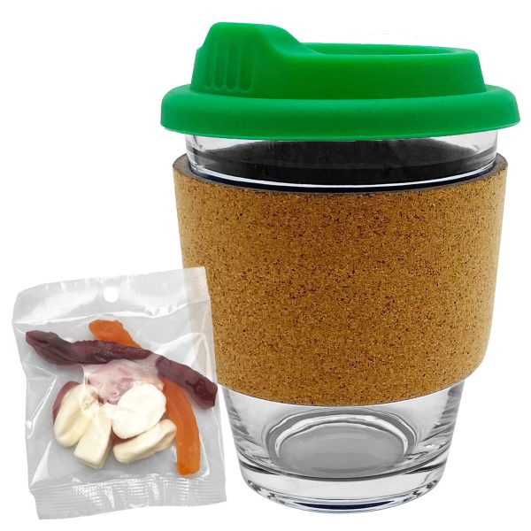 Jelly Party Mix In Cork Band Glass Coffee Cup - Image 9