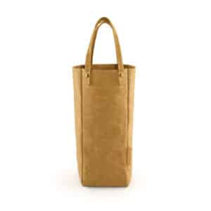 Branded Promotional Kraft Paper Wine Carry Bag