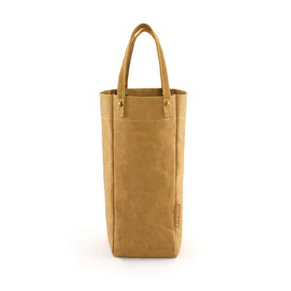 Branded Promotional Kraft Paper Wine Carry Bag