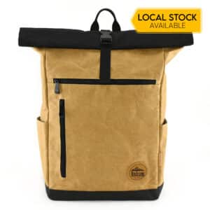 Branded Promotional Seaside Kraft Paper Laptop Backpack