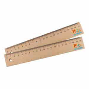 Branded Promotional Wood Ruler 20cm