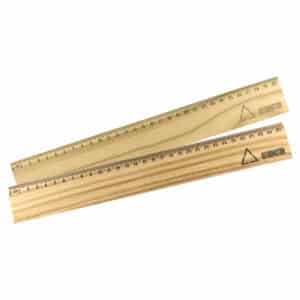 Branded Promotional Wood Ruler 30cm