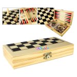 Branded Promotional 3 In 1 Wooden Play Case