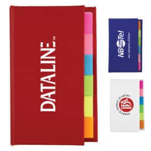Branded Promotional The Adhesive Note Marker Strip Book