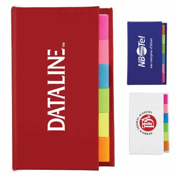 Branded Promotional The Adhesive Note Marker Strip Book