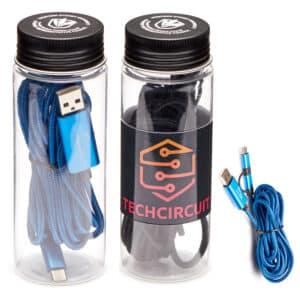 Branded Promotional Serpent 3 In 1 Charging Cable