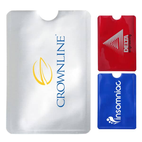 Branded Promotional Rfid Credit Card Protector Sleeve