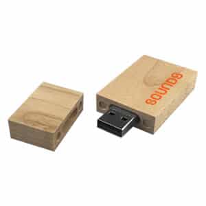 Branded Promotional Synceed Bamboo USB 32GB