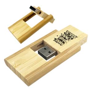 Branded Promotional Lance Bamboo USB 32GB