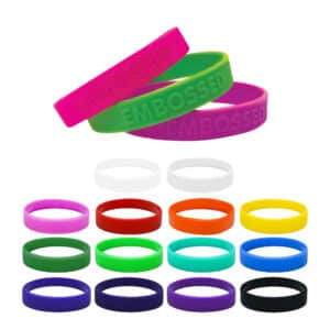 Branded Promotional Toaks Silicone Wrist Band Embossed