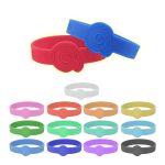 Branded Promotional Neon Glow Silicone Wrist Band Custom Design