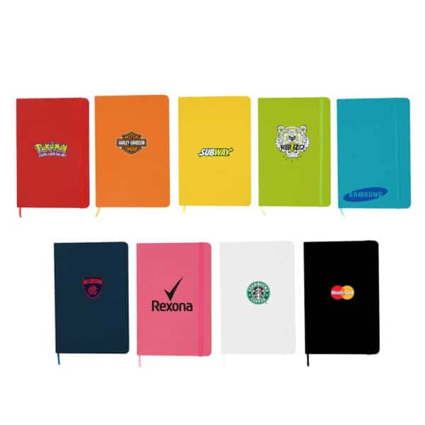 Branded Promotional Polychroma A5 Notebook